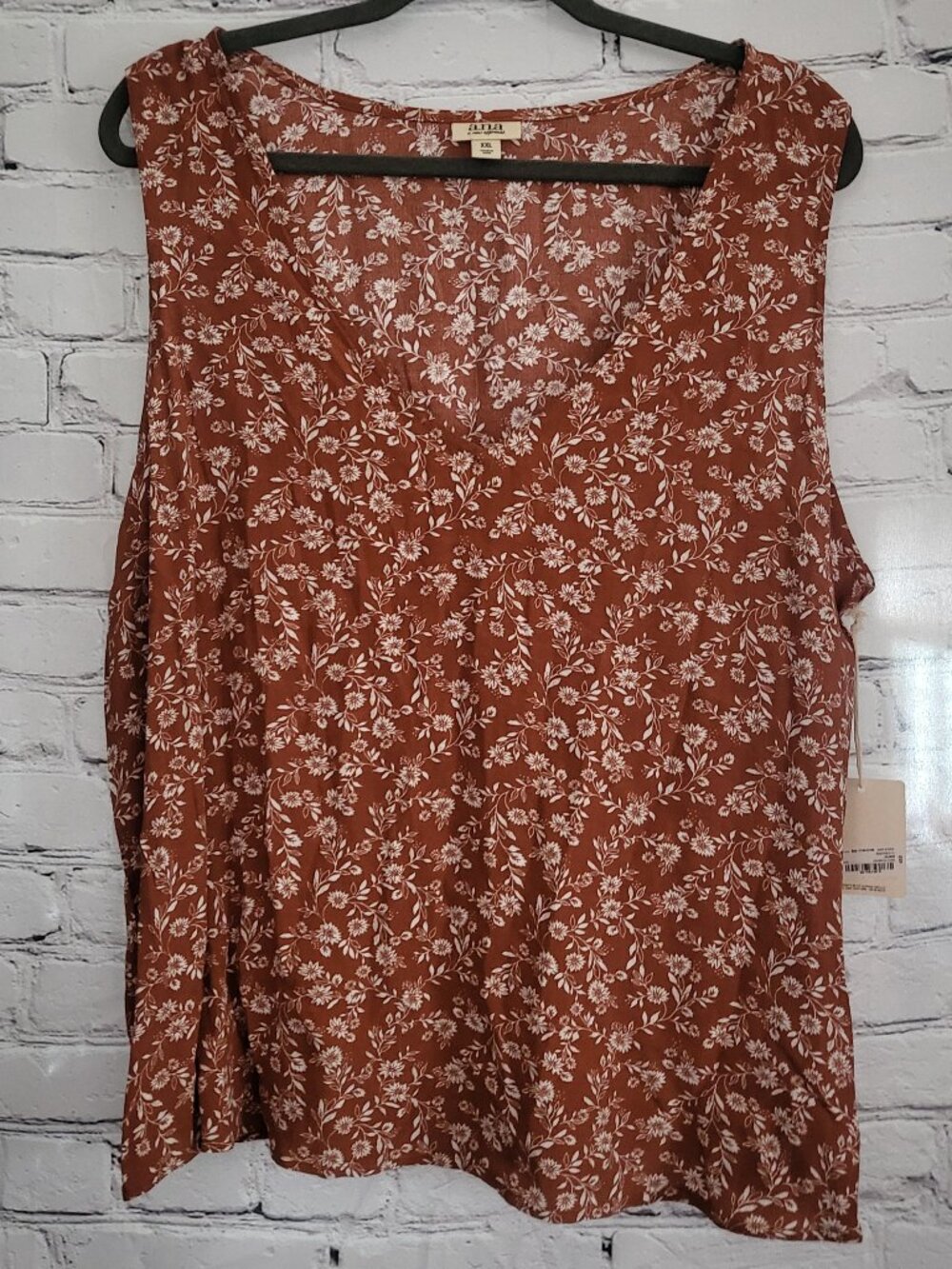 a.n.a, Size XXL, Dark Orange & Beige